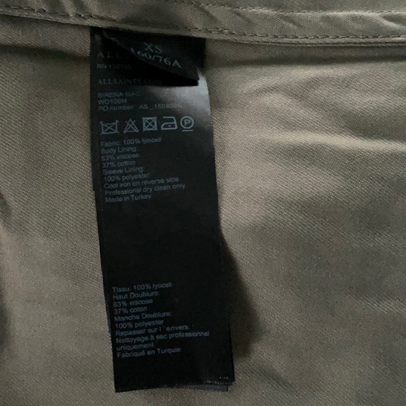 Allsaints Sirena Mac trench coat - Picture 10 of 10